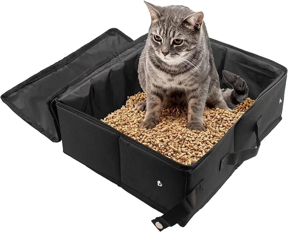 Portable Cat Travel Litter Box