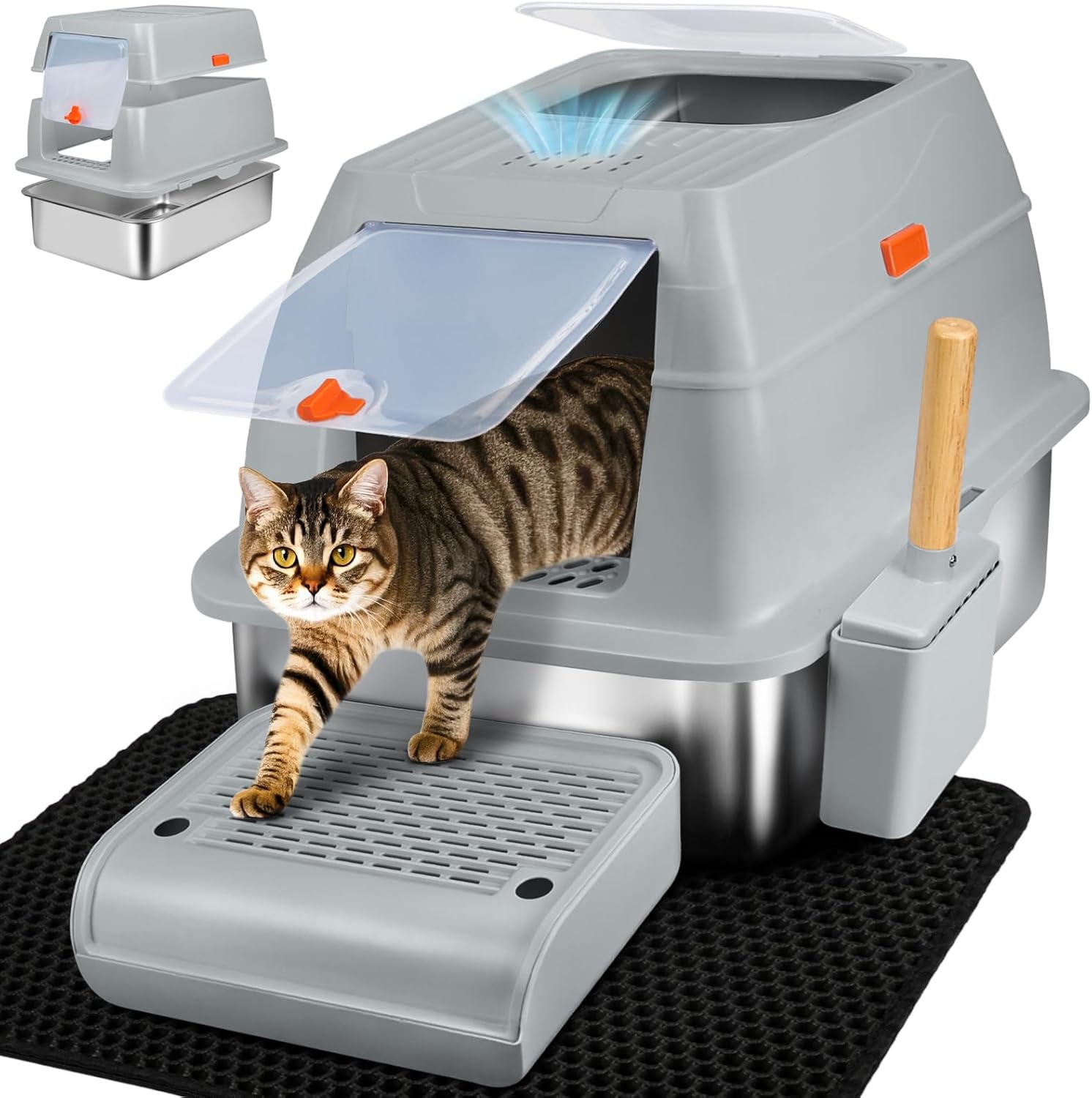 Top Exit Litter Box